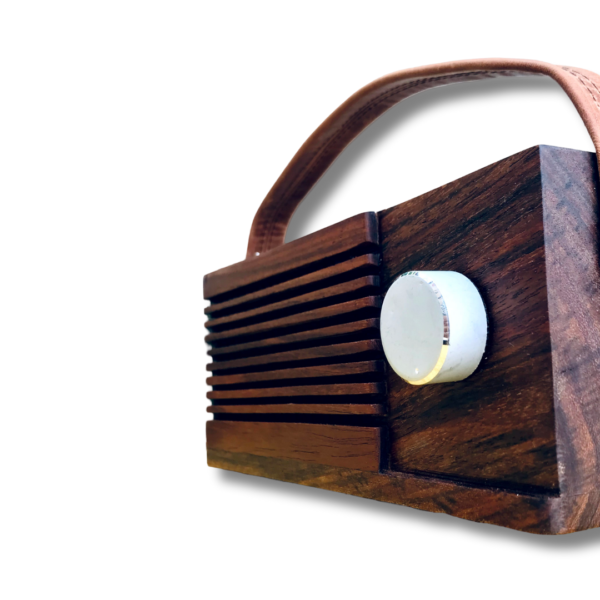 Handcrafted Wooden Bluetooth Speaker (15+15 Watt) - Image 3