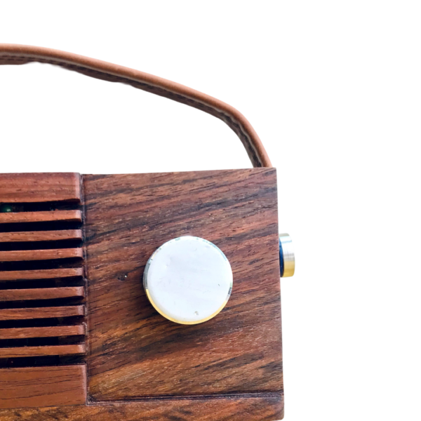 Handcrafted Wooden Bluetooth Speaker (15+15 Watt) - Image 5