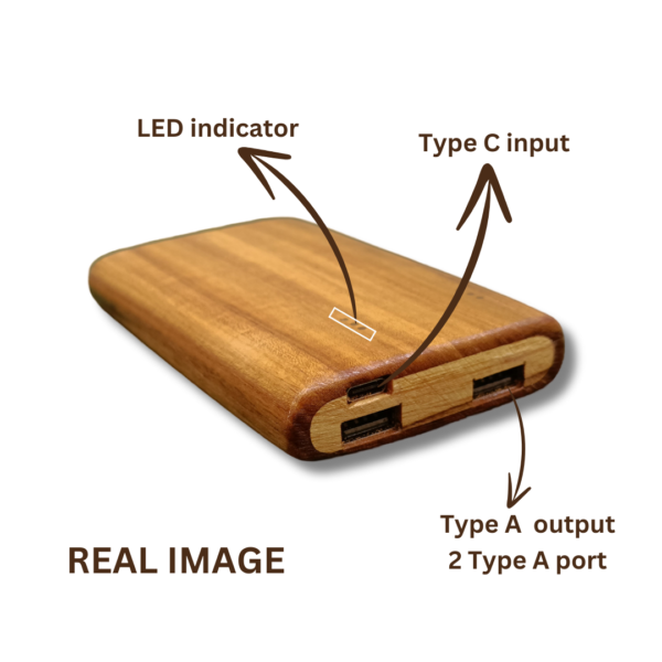 Handcrafted Wooden Powerbank